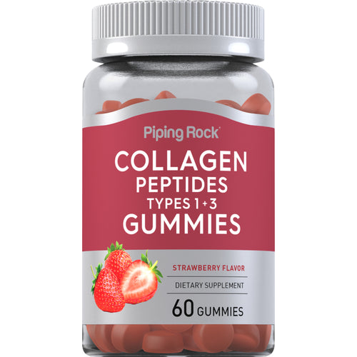 Collagen Type 1 & 3 (Strawberry), 60 Gummies