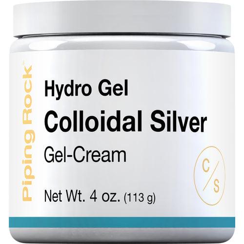 Colloidal Silver Gel Cream, 4 oz Jar