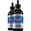 Two MegaSilver Bio-Active Colloidal Silver 10PPM, 4 fl. oz. (118 mL) liquid dietary supplement bottles are shown.