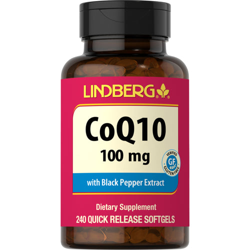 CoQ10, 100 mg, 240 Quick Release Softgels