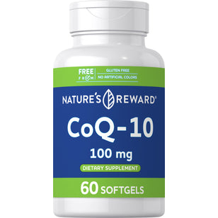 CoQ10, 100 mg, 60 Softgels