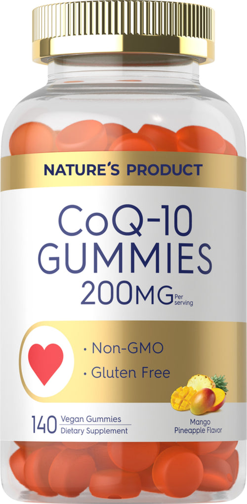 CoQ10 (Mango Pineapple), 200 mg (per serving), 140 Vegan Gummies