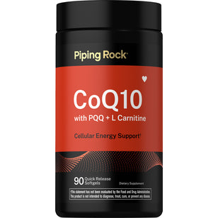 CoQ10 with PQQ + L Carnitine, 90 Quick Release Capsules