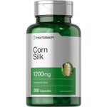 Corn Silk 1200mg herbal supplement bottle containing 200 capsules.