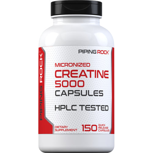 Creatine (Micronized), 5000 mg, 150 Quick Release Capsules