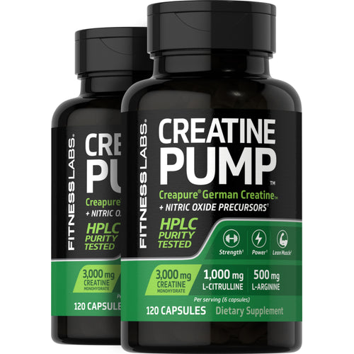 Creatine Pump, 120 Capsules, 2  Bottles