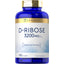 Image of a D-Ribose supplement bottle containing 3200 mg, 180 capsules, designed to support energy production and recovery.