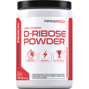 D-Ribose Powder 100% Pure, 10.6 oz (300 g) Bottle