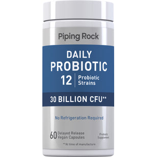 Daily Probiotic, 30 Billion CFU, 60 Delayed Release Vegan Caps