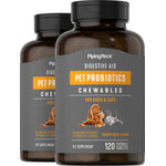 Digestive Aid Probiotics for Dogs & Cats, 120 Chewable Tablets, 2  Bottles