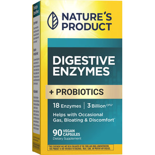 Digestive Enzymes plus Probiotics, 90 Vegan Capsules