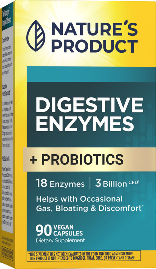 Digestive Enzymes plus Probiotics, 90 Vegan Capsules