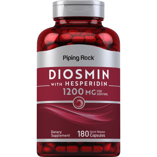 Diosmin w/ Hesperidin, 1200 mg (per serving), 180 Quick Release Capsules