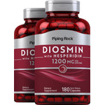 Diosmin w/ Hesperidin, 1200 mg (per serving), 180 Quick Release Capsules, 2  Bottles