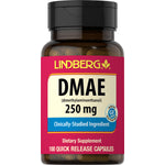 DMAE (dimethylaminoethanol) 250 mg 100 Quick Release Capsules. Clinically-studied ingredient. VERIFIED GF gluten free.