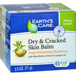 Earth's Care Dry & Cracked Skin Balm, 2.5 oz (71 g) jar for soothing and moisturizing damaged skin.