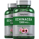 Echinacea, 1300 mg (per serving), 180 Vegetarian Capsules, 2  Bottles