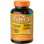 Ester-C 1000 mg with Citrus Bioflavonoids, 90 capsules dietary supplement.