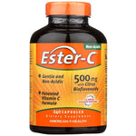Ester-C Non-Acidic 500 mg with Citrus Bioflavonoids 240 Capsules; gentle, patented Vitamin C supplement.