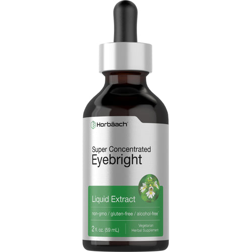 Eyebright Liquid Extract Alcohol Free, 2 fl oz (59 mL) Dropper Bottles