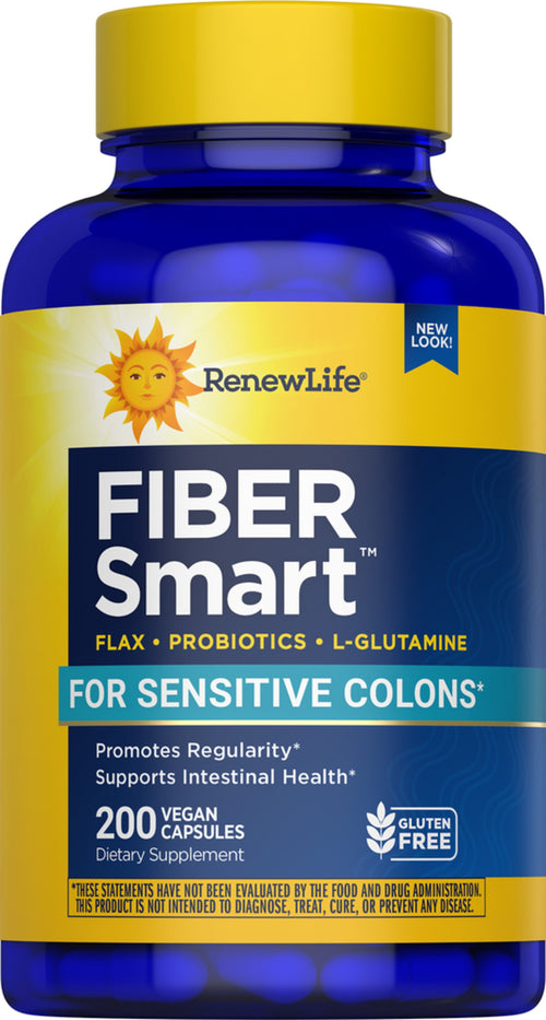 Fiber Smart with Probiotics, 200 Vegan Capsules