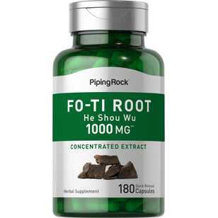 Fo-Ti Root He-Shou-Wu, 1000 mg, 180 Quick Release Capsules