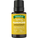 15 mL bottle of uplifting Frankincense Aromatherapy Pure Essential Oil, Boswellia serrata, 0.51 FL. OZ.