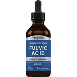 Fulvic Acid with Trace Minerals Liquid Dietary Supplement, 2 fl. oz. (59 mL) bottle displayed.