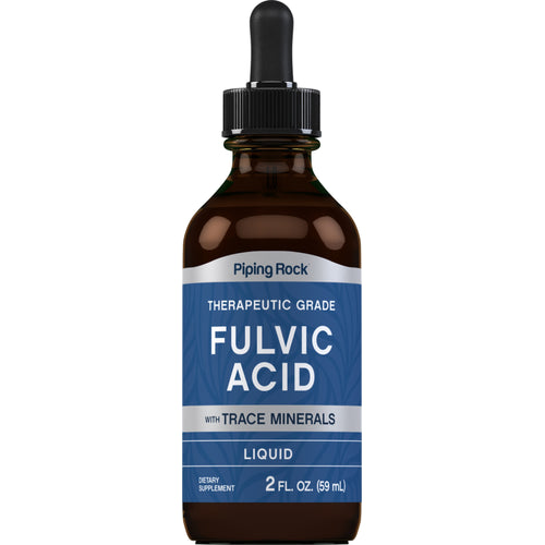 Fulvic Acid with Trace Minerals, 2 fl oz (59 mL) Dropper Bottle
