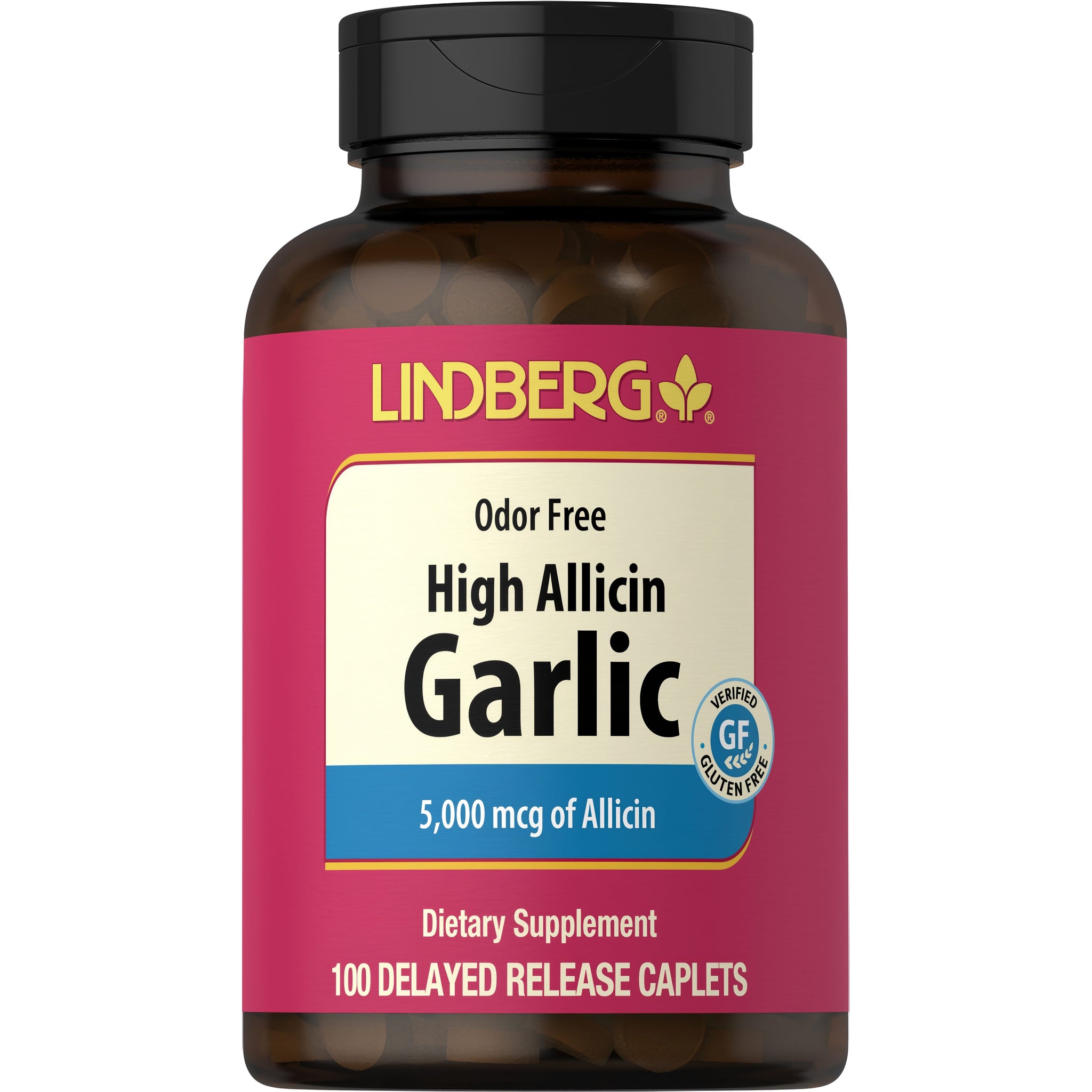 Garlic High Allicin Delayed Release (Odor Free), 100 Delayed Release ...