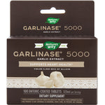 Nature's Way Garlinase 5000 Garlic Extract, 100 Enteric-Coated Tablets. Supports heart health. Provides 5,000 mcg Allicin.