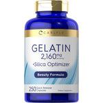 Carlyle Gelatin 2,160mg per serving plus Silica Optimizer Beauty Formula, 250 Quick Release Capsules.