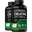 German Creatine Monohydrate (Creapure), 1000 mg, 300 Capsules, 2  Bottles