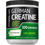 German Creatine Monohydrate (Creapure), 5000 mg (per serving), 1.1 lb (500 g) Bottle