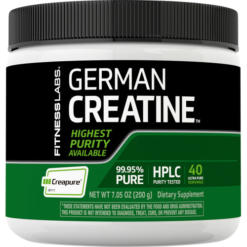 German Creatine Monohydrate (Creapure), 5000 mg (per serving), 7.05 oz (200 g) Bottle