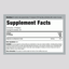 Supplement Facts for Horbaach Magnesium Oxide Powder, 8 oz, showing nutritional information.
