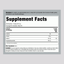 Supplement Facts panel for Herbage Farmstead Bone Broth Powder weighing 2.2 lbs.