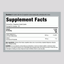 Supplement Facts for Carlyle Vitamin B1, 500mg, 200 Vegetarian Capsules.