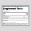 Supplement Facts for Horbaach Gluco Sulfate 1500 mg, 240 tablets.