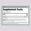 Image of Supplement Facts for CoQ10 100 mg VEG Capsules, featuring details for 120 capsules.