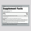 This is the Supplement Facts panel for Holy Basil Tulsi 1600 mg, available in a bottle of 200 capsules.