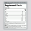 Supplement Facts for MuscleFit Protein Vanilla Ice Cream 2lb container.