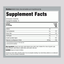 Supplement Facts panel for NV Calm Rasp Lemon Gummies 3 Pack, 60 count.