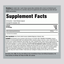 Image of the Supplement Facts panel for DHEA 100 mg, containing 220 Capsules.