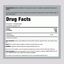 Supplement Facts panel for Geri-Care Gas Relief 80 mg Chew Tablets 100 count.