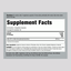 Supplement Facts label for Alpha GPC 600 mg, 120 capsules, detailing nutritional information and dosage instructions.