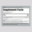 Image showing the Supplement Facts panel for TMG (Trimethylglycine) 1400 mg, 200 capsules, detailing ingredient information.