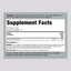 Image showing the Supplement Facts panel of Calcium Citrate Powder.