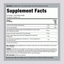 Shows Supplement Facts panel for Prosta Palmetto Softgels 120 count.