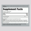 Supplement facts for Lithium Orotate 5 mg in a bottle of 180 capsules.